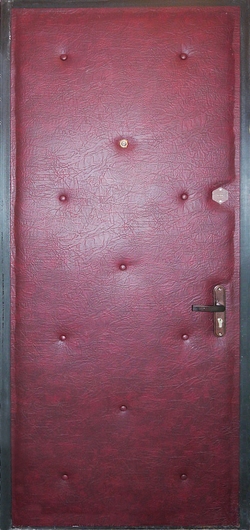 Металлические двери с дутой винилискожей ДП-19