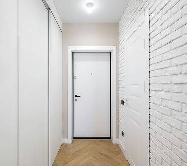 Белая внутренняя панель МДФ