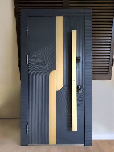 Дверь МДФ в современном стиле (фото из цеха)