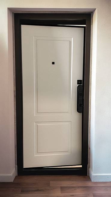 Дверь с биометрическим замком