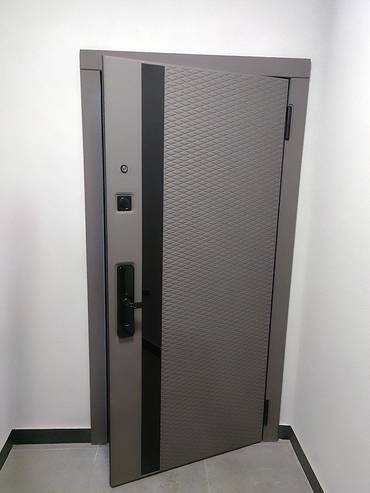 Дверь с биометрическим замком