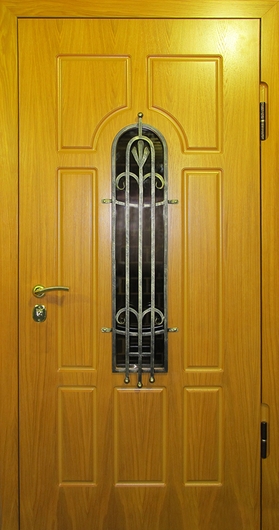 Дверь МДФ с ковкой ДК-27