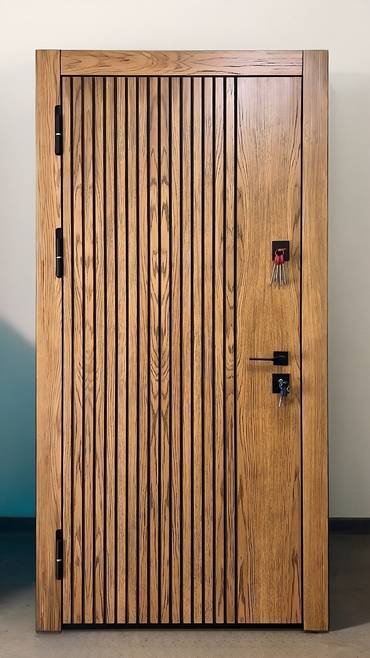 Дверь с отделкой МДФ с двух сторон