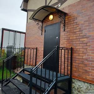 Дверь с рисунком на металле