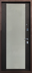 Дверь с отделкой МДФ и зеркалом ДЗ-11