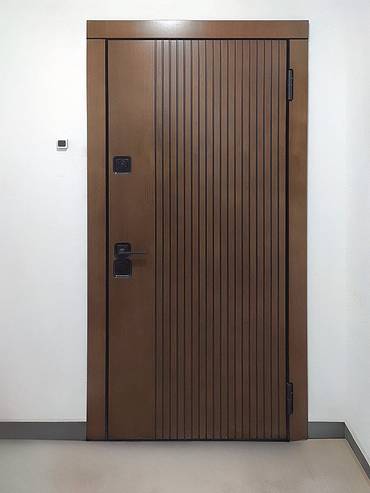 Металлическая дверь с МДФ