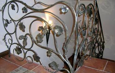 Перила с растительным орнаментом №5