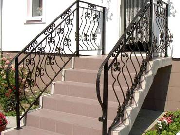 Перила с узором «Вензель» №6