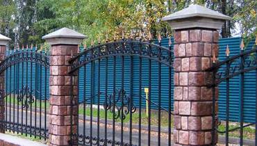 Пример секции забора №13